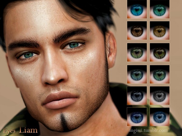  The Sims Resource: Eyes Liam by ANGISSI