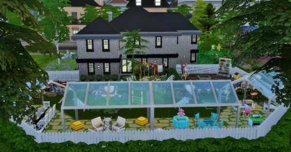  Mod The Sims: Home for big Family NO CC by heikeg
