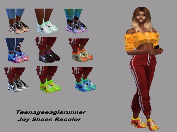  The Sims Resource: Joy Shoes Recolor by Teenageeaglerunner