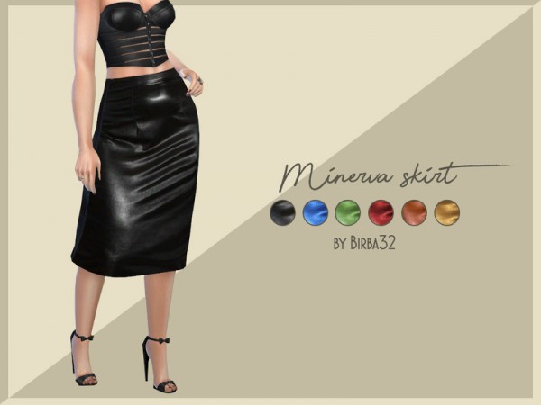  The Sims Resource: Minerva Skirt by Birba32
