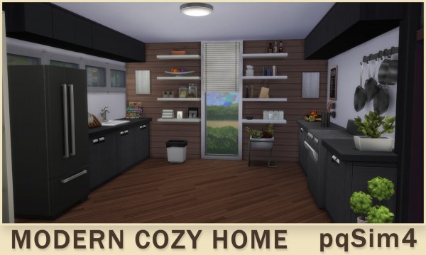  PQSims4: No CC Modern Cozy Home