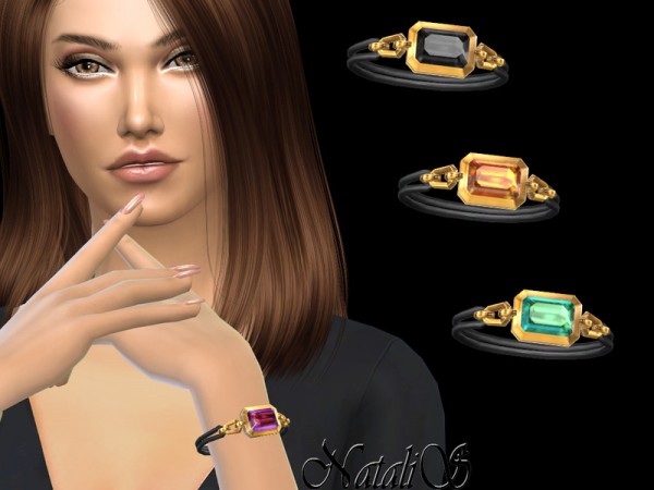  The Sims Resource: Octagon crystal bracelet by NataliS