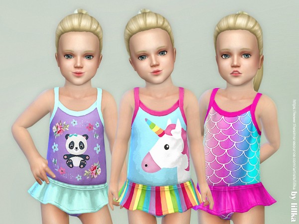  The Sims Resource: Toddler Swimsuit P07 by lillka