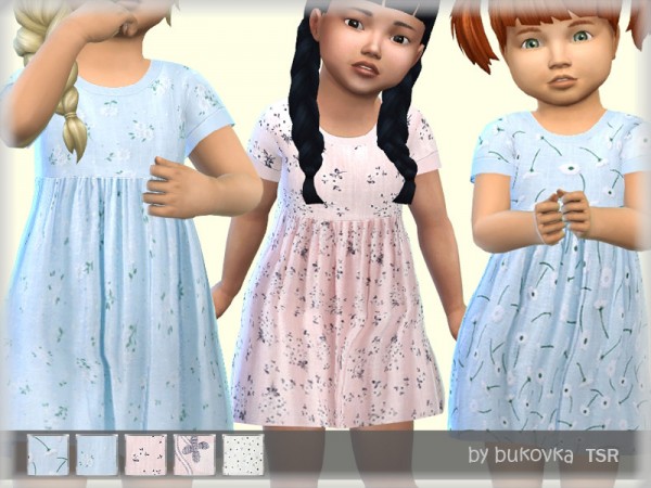  The Sims Resource: Cotton Dress by bukovka