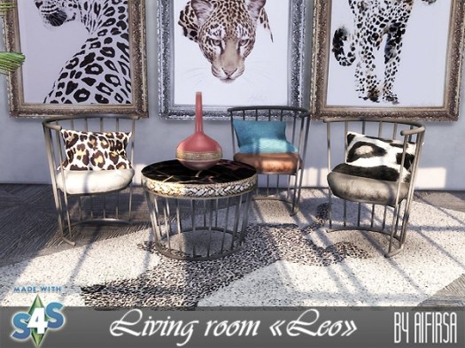  Aifirsa Sims: Set of furniture and decor  Leo