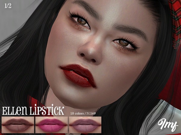  The Sims Resource: Ellen Lipstick N.169 by IzzieMcFire
