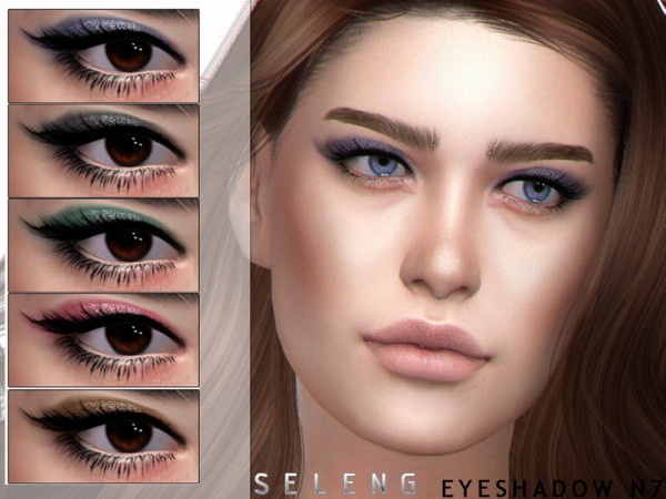  The Sims Resource: Eyeshadow N7 by Seleng
