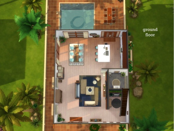  The Sims Resource: Laguna Heights (no CC) by Suanin