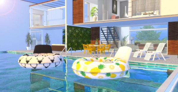 Liily Sims Desing: Suspended Modern Mansion