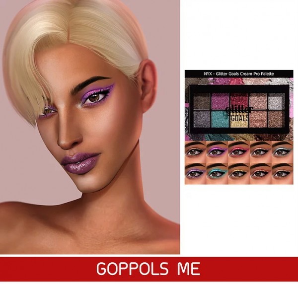  GOPPOLS Me: Glitter Goals Cream Pro Palette