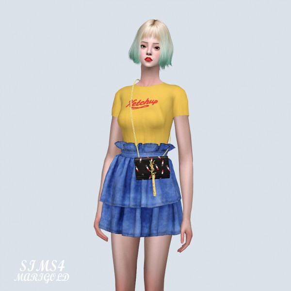  SIMS4 Marigold: 2 Tiered Skirt