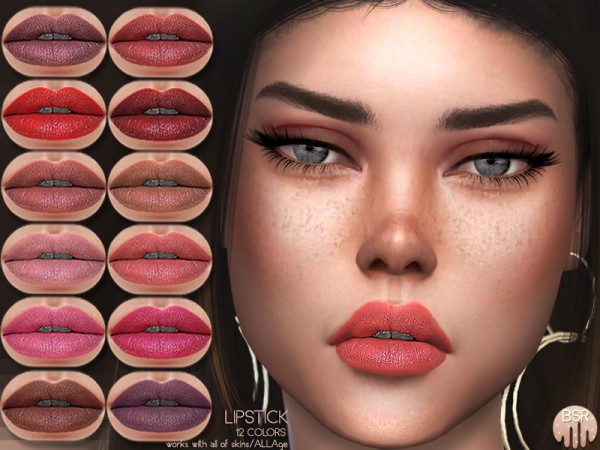  The Sims Resource: Lipstick BM17 by busra tr