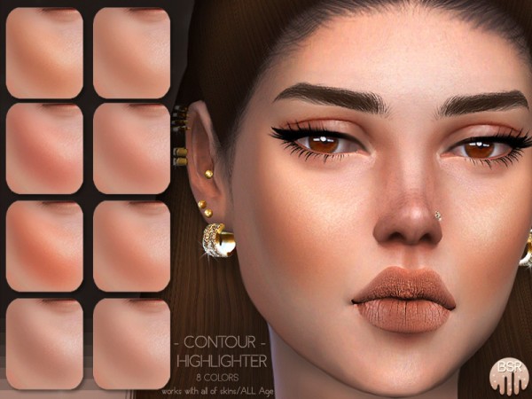  The Sims Resource: Contour +Highlighter BH09 by busra tr