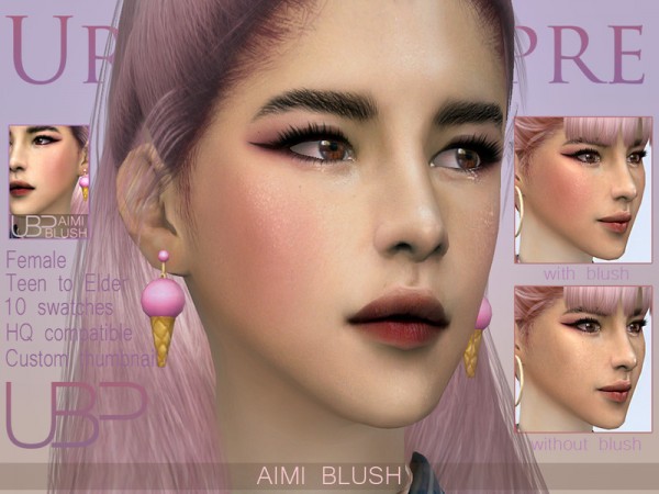  The Sims Resource: Aimi blush by Urielbeaupre