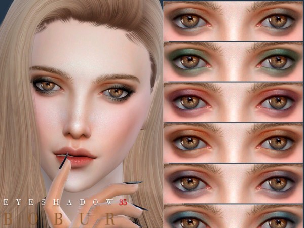  The Sims Resource: Eyeshadow 35 by Bobur3