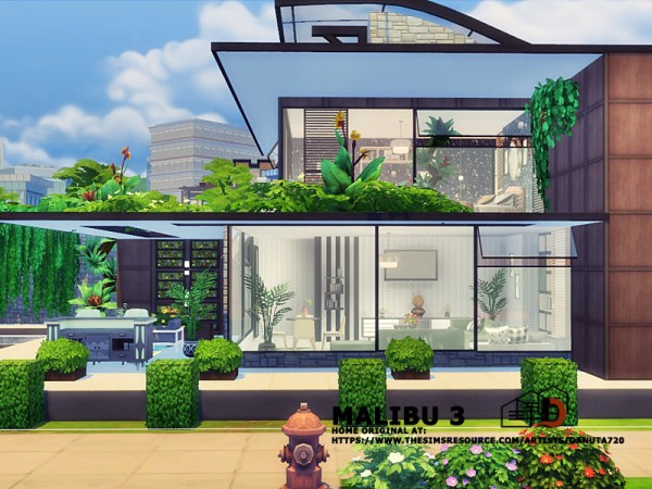  The Sims Resource: Malibu 3 House by Danuta720