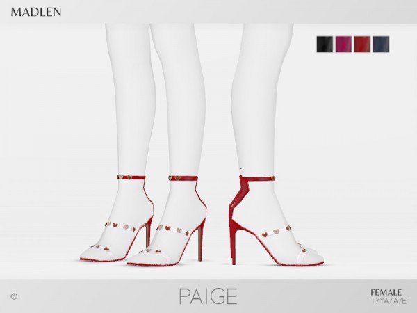  The Sims Resource: Madlen Paige Shoes by MJ95