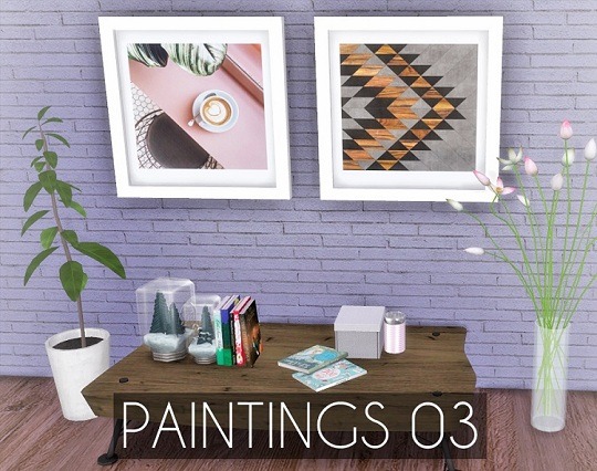  Descargas Sims: Paintings 03