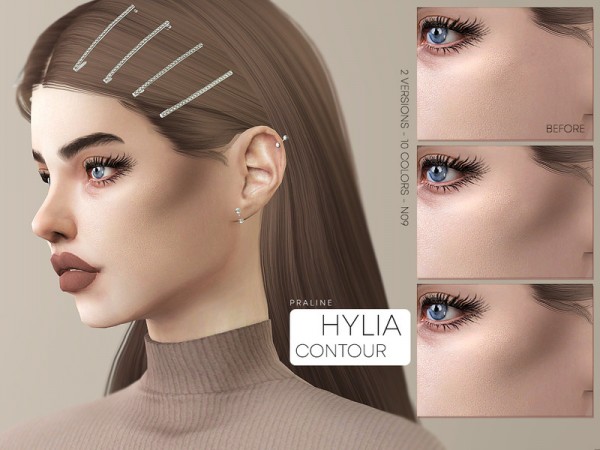  The Sims Resource: Hylia Contour N09 by Pralinesims