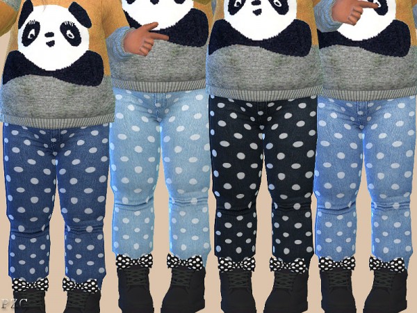  The Sims Resource: Toddler Denim Jeans by Pinkzombiecupcakes