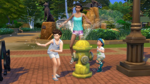  Mod The Sims: Functional Broken Fire Hydrants by K9DB