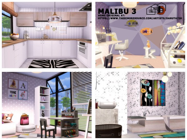  The Sims Resource: Malibu 3 House by Danuta720