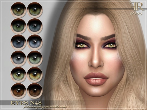  The Sims Resource: Eyes N48 by FashionRoyaltySims