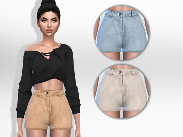  The Sims Resource: Mina Shorts by Puresim
