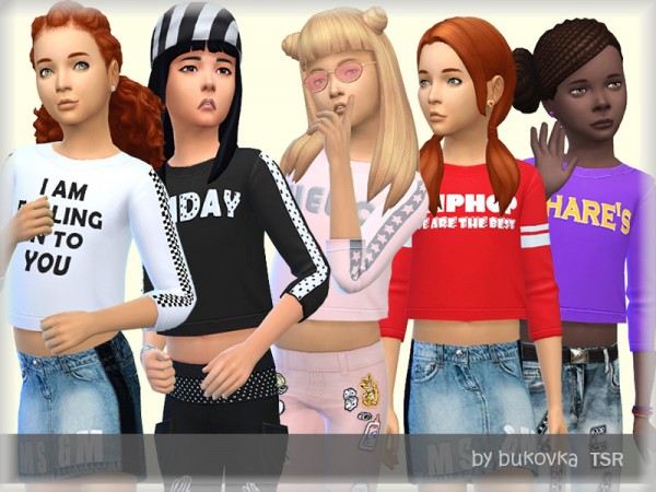  The Sims Resource: Crop Top by bukovka