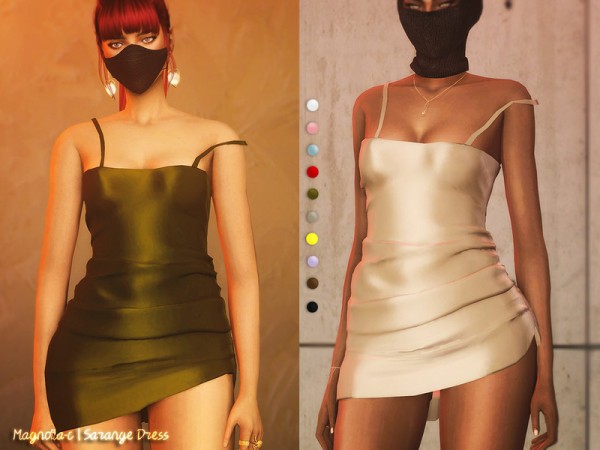  The Sims Resource: Sarange Dress by magnolia c