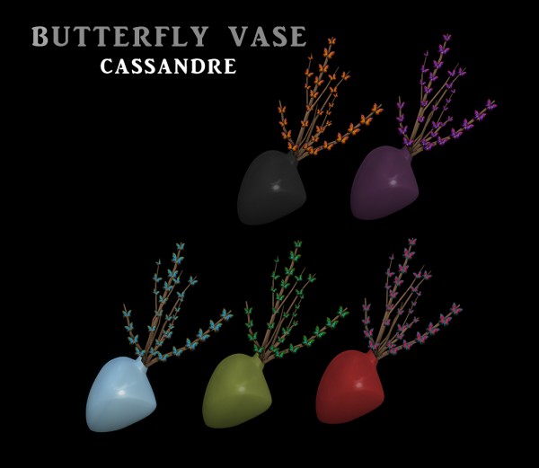  Leo 4 Sims: Butterfly Vase