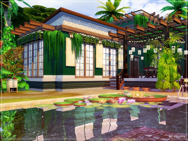  The Sims Resource: Exotic Vibe House by Lhonna