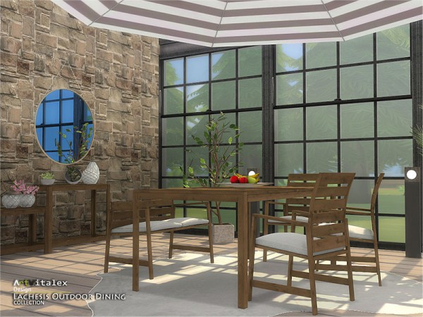  The Sims Resource: Lachesis Outdoor Dining by ArtVitalex