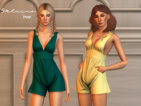  The Sims Resource: Saturno Romper by laupipi