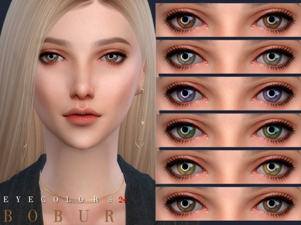  The Sims Resource: Eyecolors 24 by Bobur3