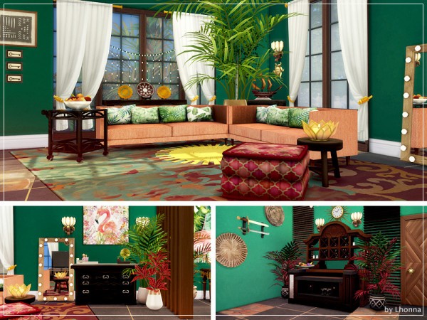  The Sims Resource: Exotic Vibe House by Lhonna