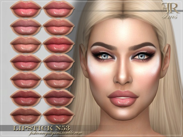  The Sims Resource: Lipstick N53 by FashionRoyaltySims