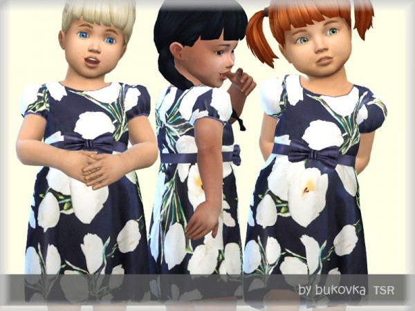  The Sims Resource: Tulips Dress by bukovka