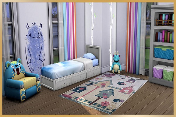  Blackys Sims 4 Zoo: Kids rugs pastell by MissFantasy