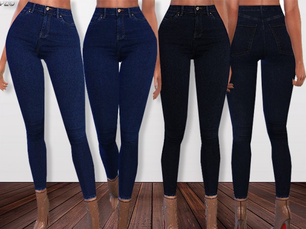  The Sims Resource: Skinny Fit Denim Jeans 092 by Pinkzombiecupcakes