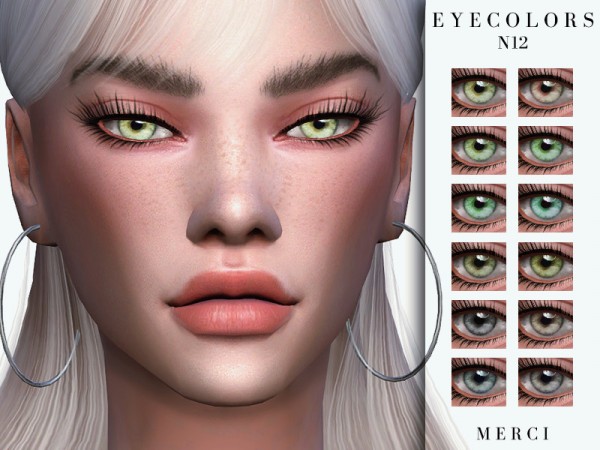  The Sims Resource: Eyecolors N12 by Merci