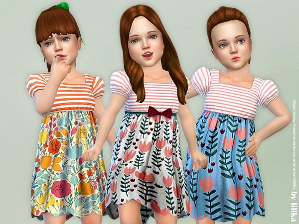 The Sims Resource: Toddler Dresses Collection P88 by lillka