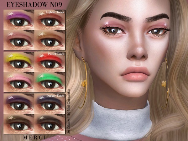  The Sims Resource: Eyeshadow N09 by Merci