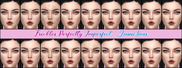  Jenni Sims: Freckles Perfectly Imperfect in18 variants