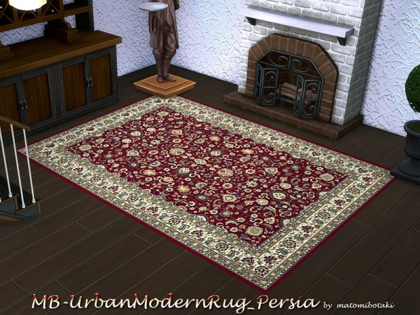  The Sims Resource: Urban Modern Rug Persia by matomibotaki