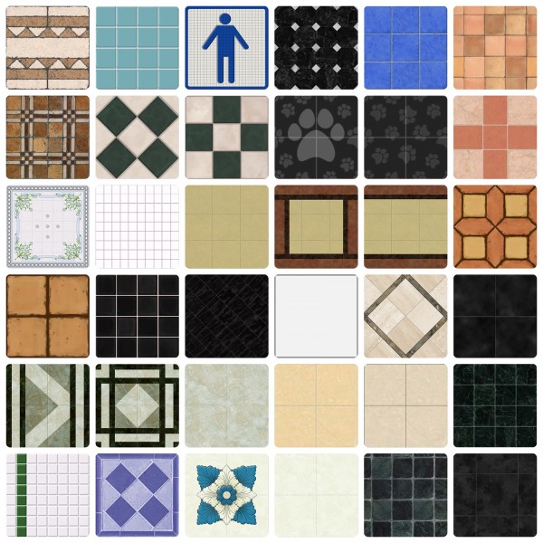  Mod The Sims: The Ultimate Tile Collection by simsi45
