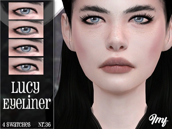  The Sims Resource: Lucy Eyeliner N.36 by IzzieMcFire