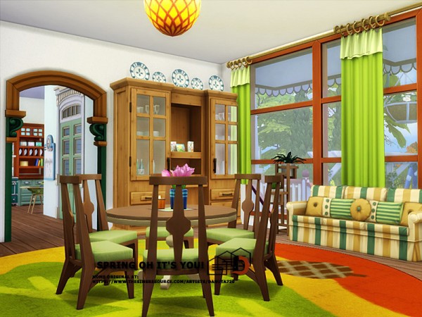  The Sims Resource: Spring oh its you! House by Danuta720