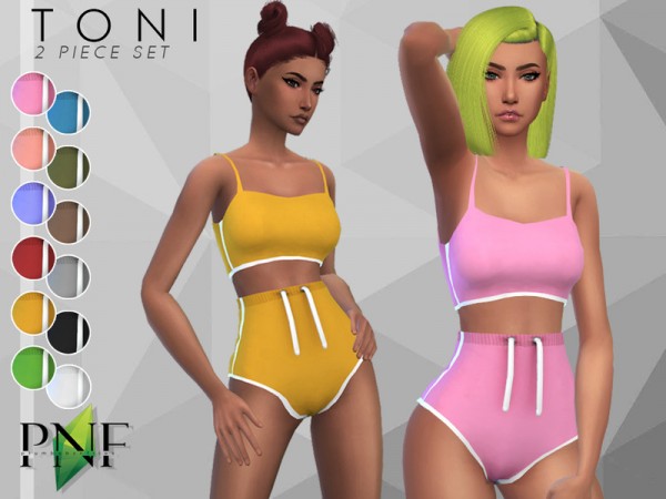 The Sims Resource: Toni set by Plumbobs n Fries