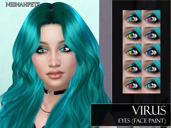  The Sims Resource: Virus Eyes by magpiesan